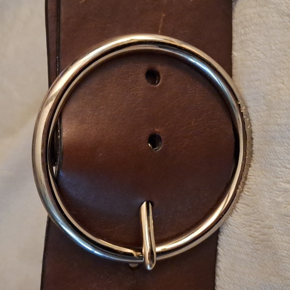 Michael KORS Brown Leather Belt with Silver Buckle main image 7